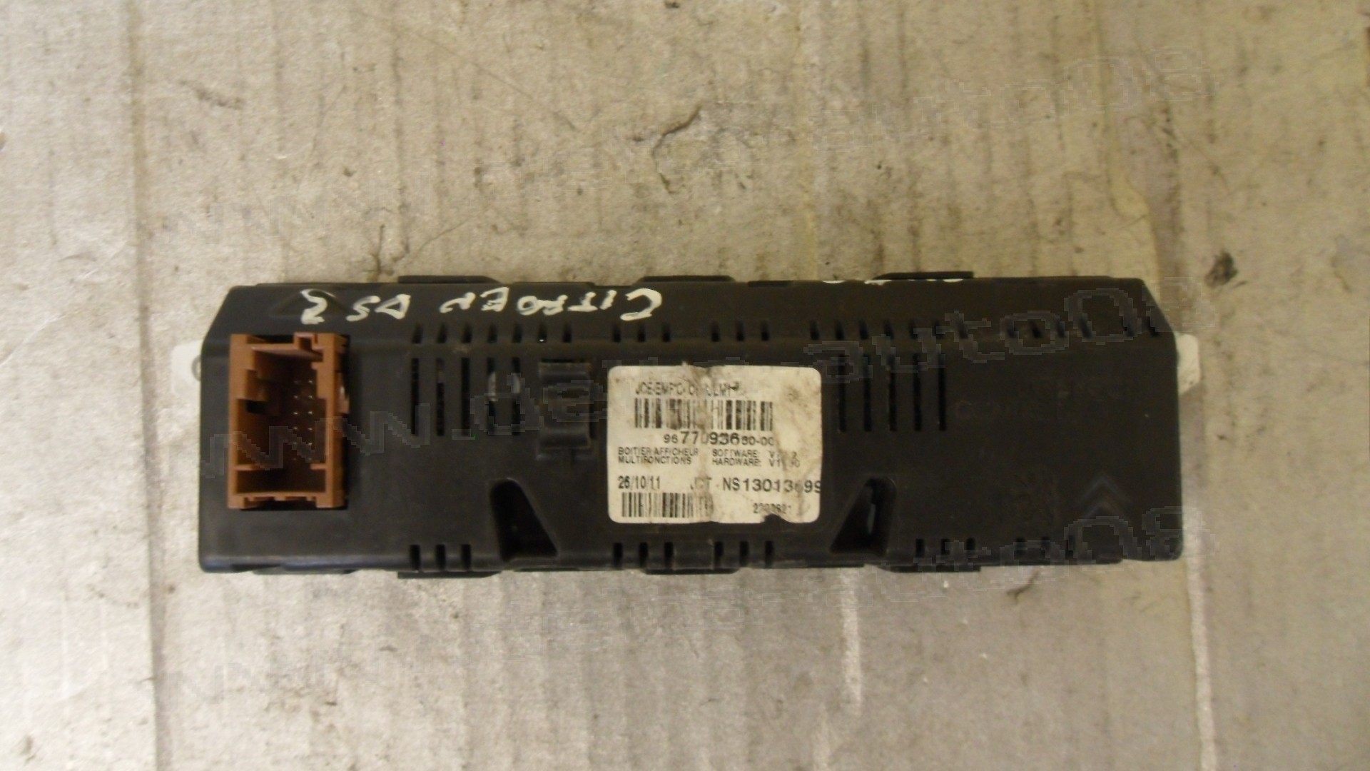 Дисплей за Citroen DS3, 2010-2015г., 9677093680-00, 967709368000, 9673639080
