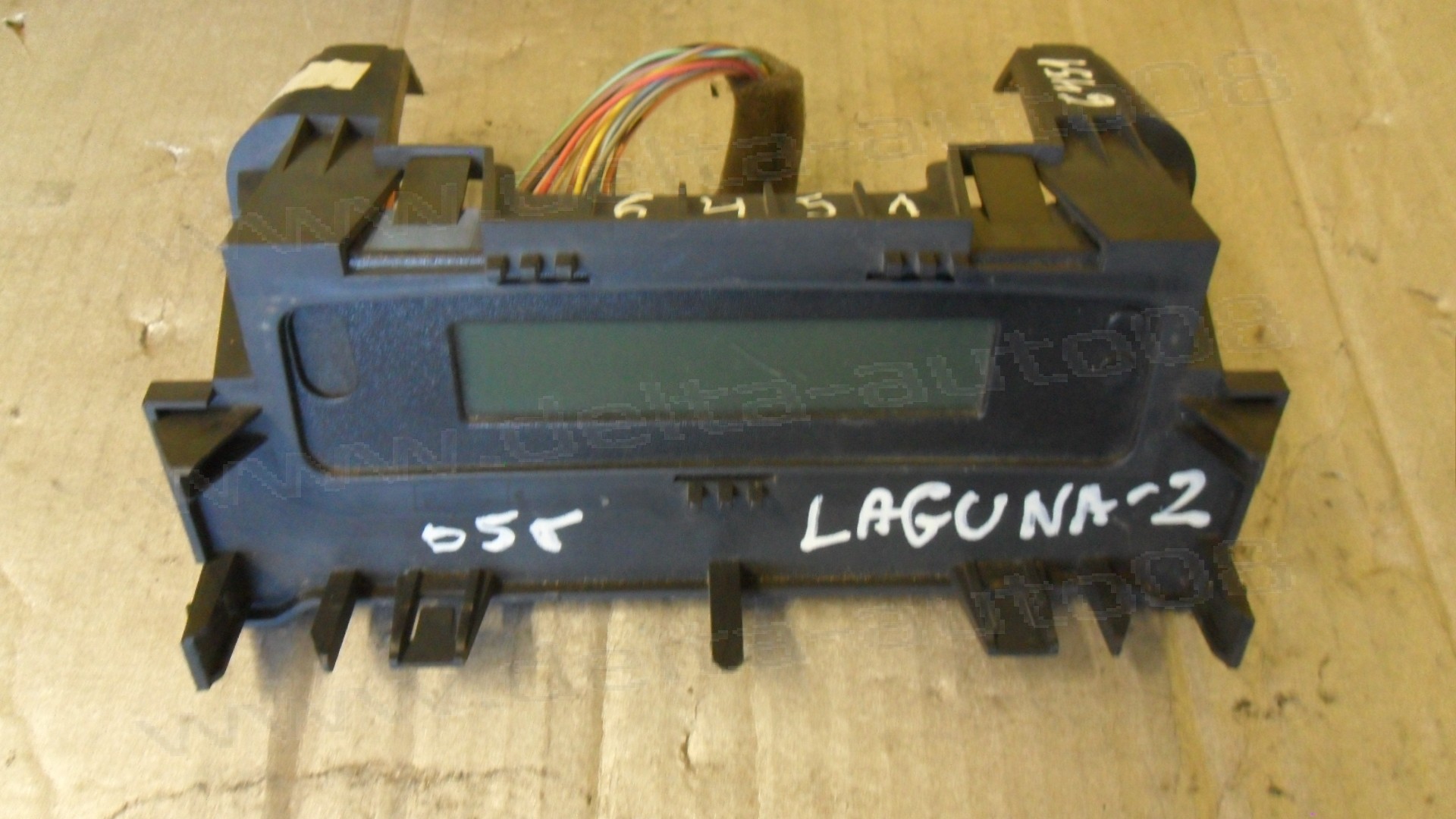 Дисплей за Renault Laguna II, 2002-2009г., 8200290542-C, 8200290542C, 21675992-9, 216759929