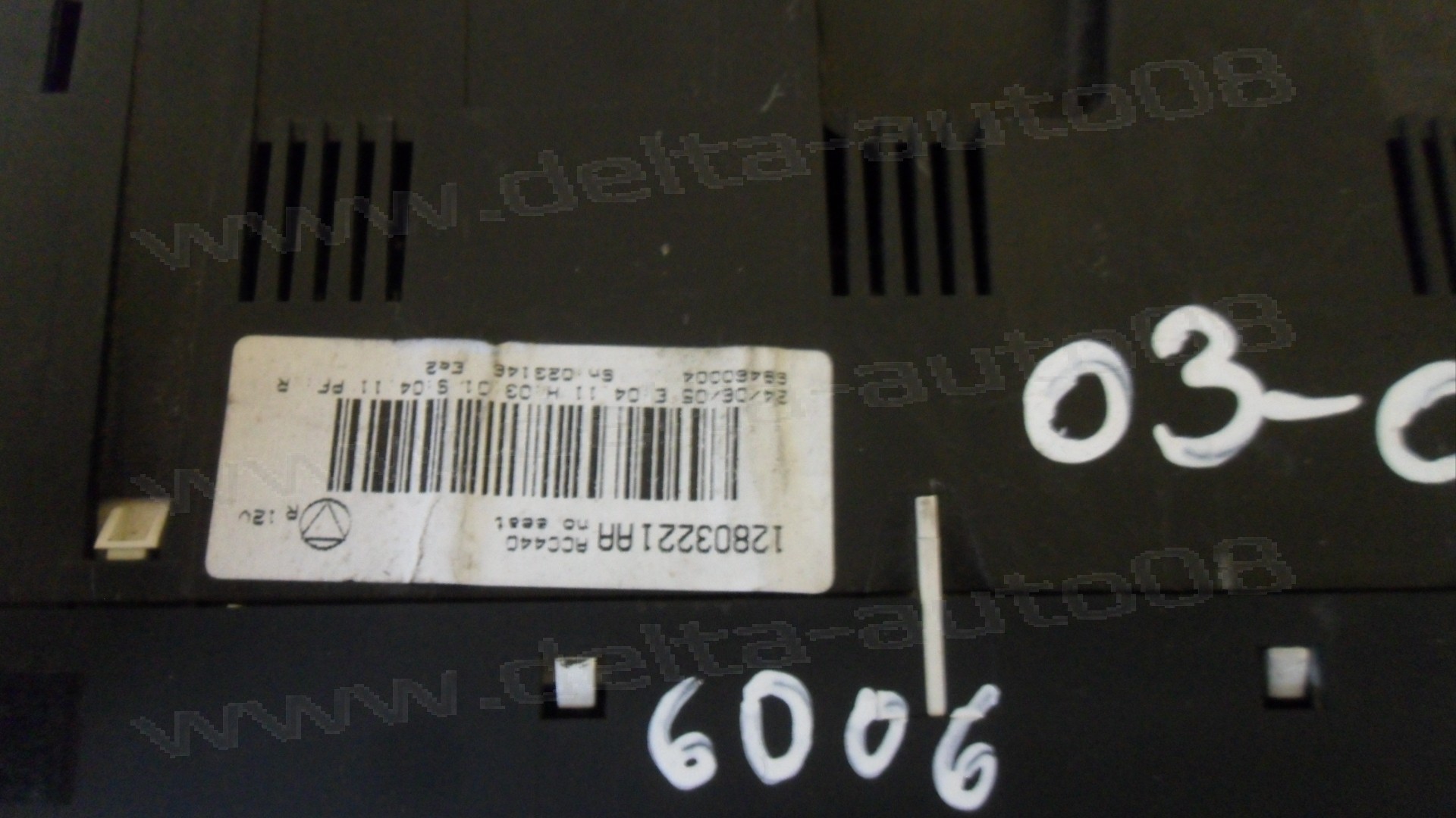 Панел контрол климатик за Saab 9-3, 2005г., 12803221 AA, 12803221AA, 69460004 