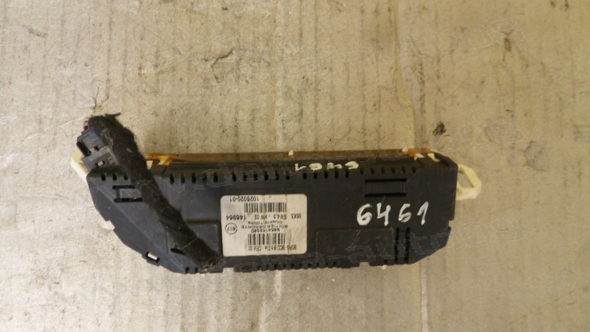 Дисплей за Citroen C4, 2004-2011г., 9654149380, 1026020-01, 102602001 