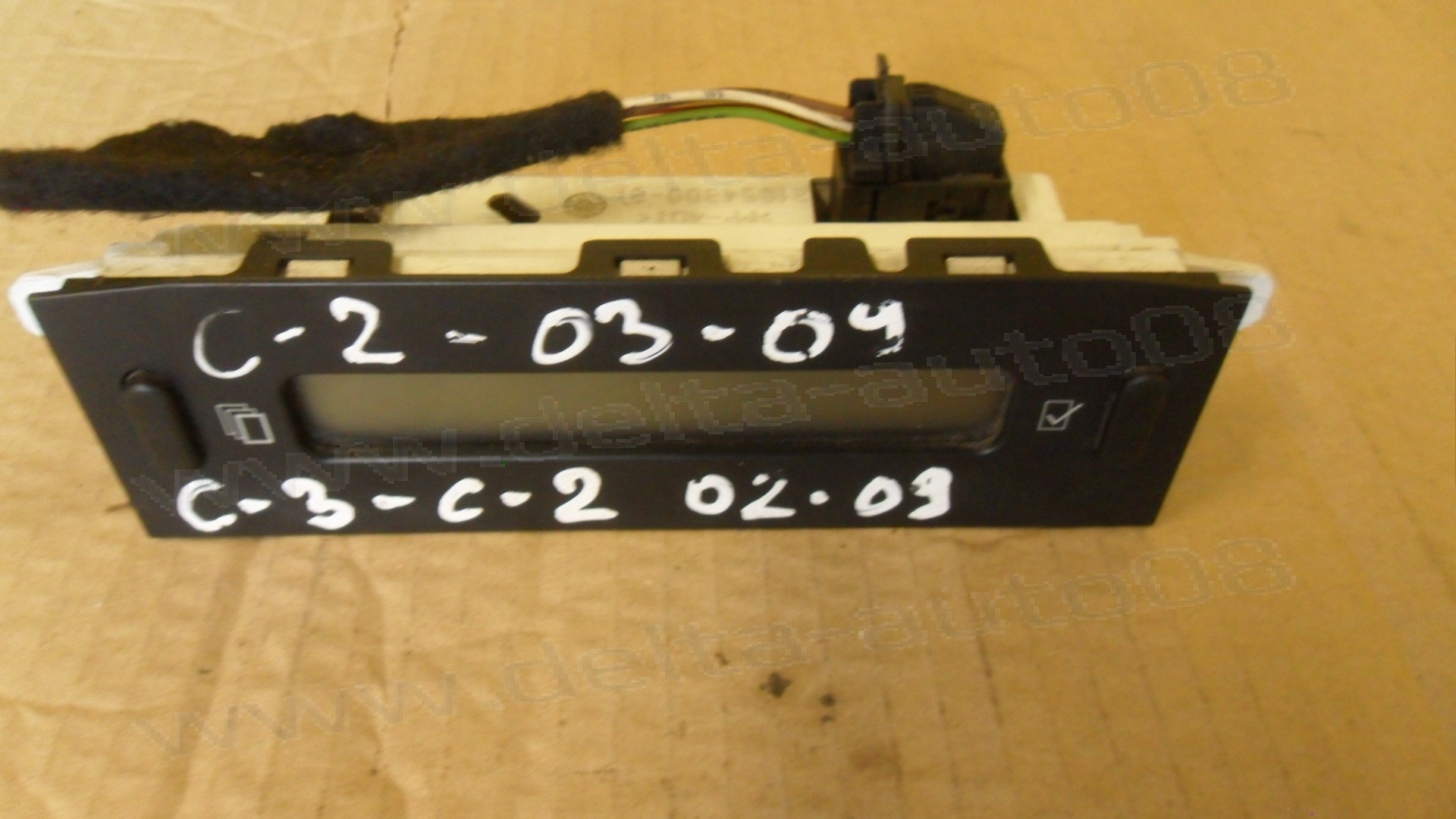 Дисплей за Citroen C2, C3, 2002-2009г., 21654300-8, 216543008, 9647409477 B00, 9647409477B00
