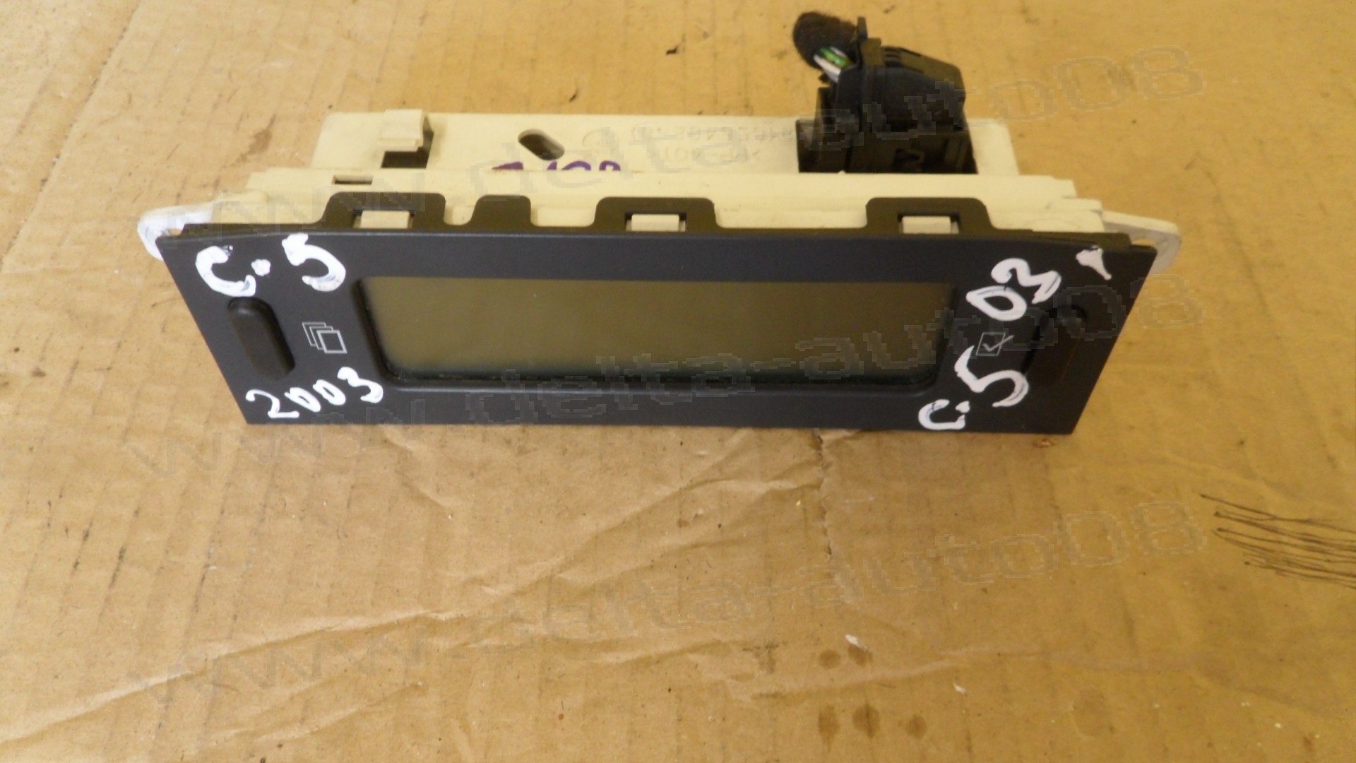 Дисплей за Citroen C5, 2001-2005г., 21656482-0, 216564820, 21673625-2 A, 21673625-2A, 216736252A, 9650243177 F00, 9650243177F00