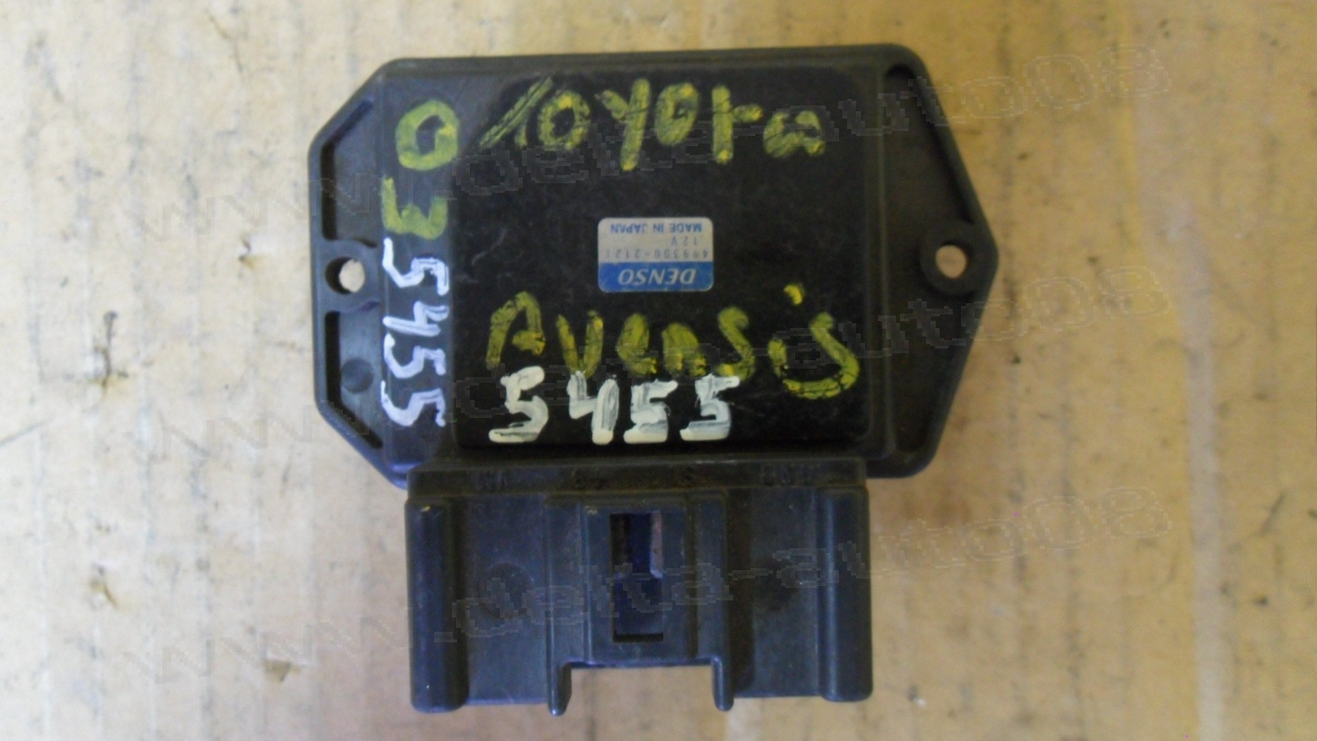 Реостат за Toyota Avensis 2.0 D4D, 2003 - 2009г., 499300-0780, 4993000780