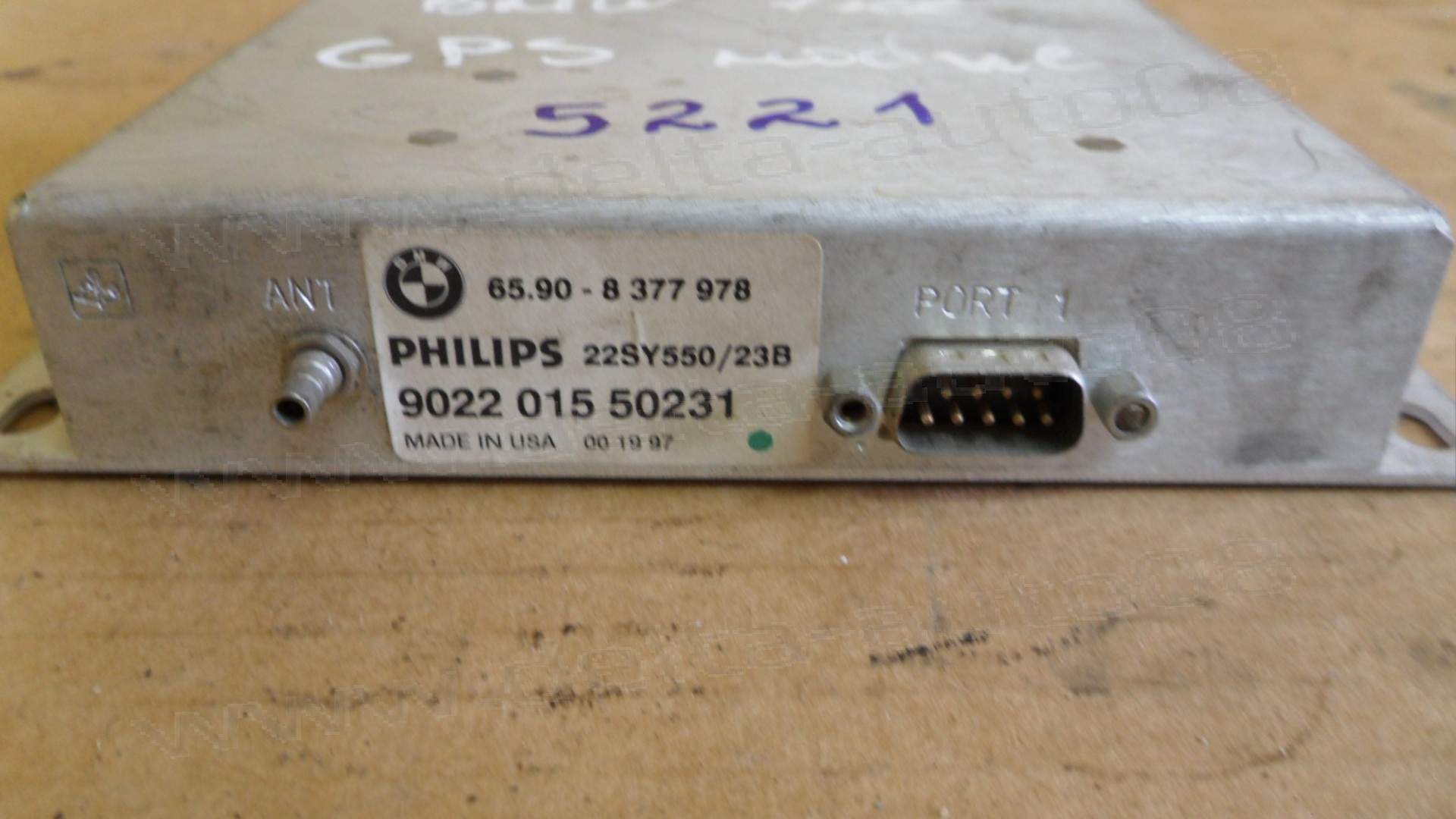 Модул GPS за BMW 7 E38, 1995-2001г.,21588-25, 2158825, 65.90-8 377 978, 65908377978, 65.90 8 377 978, 9022 015 50231, 902201550231, 22SY550/23B, 22SY55023B