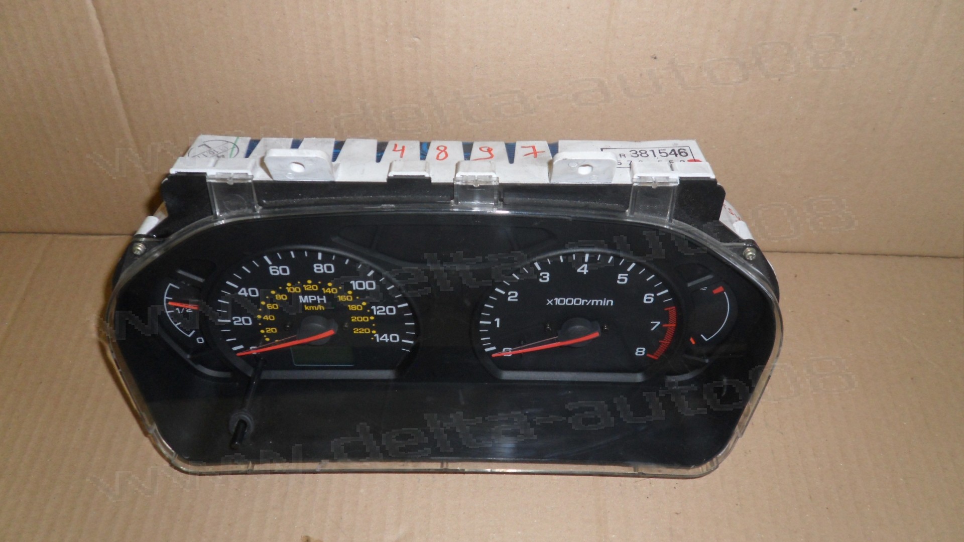 Табло, километраж за Mitsubishi Space Wagon - 1998-2004г., MR381546