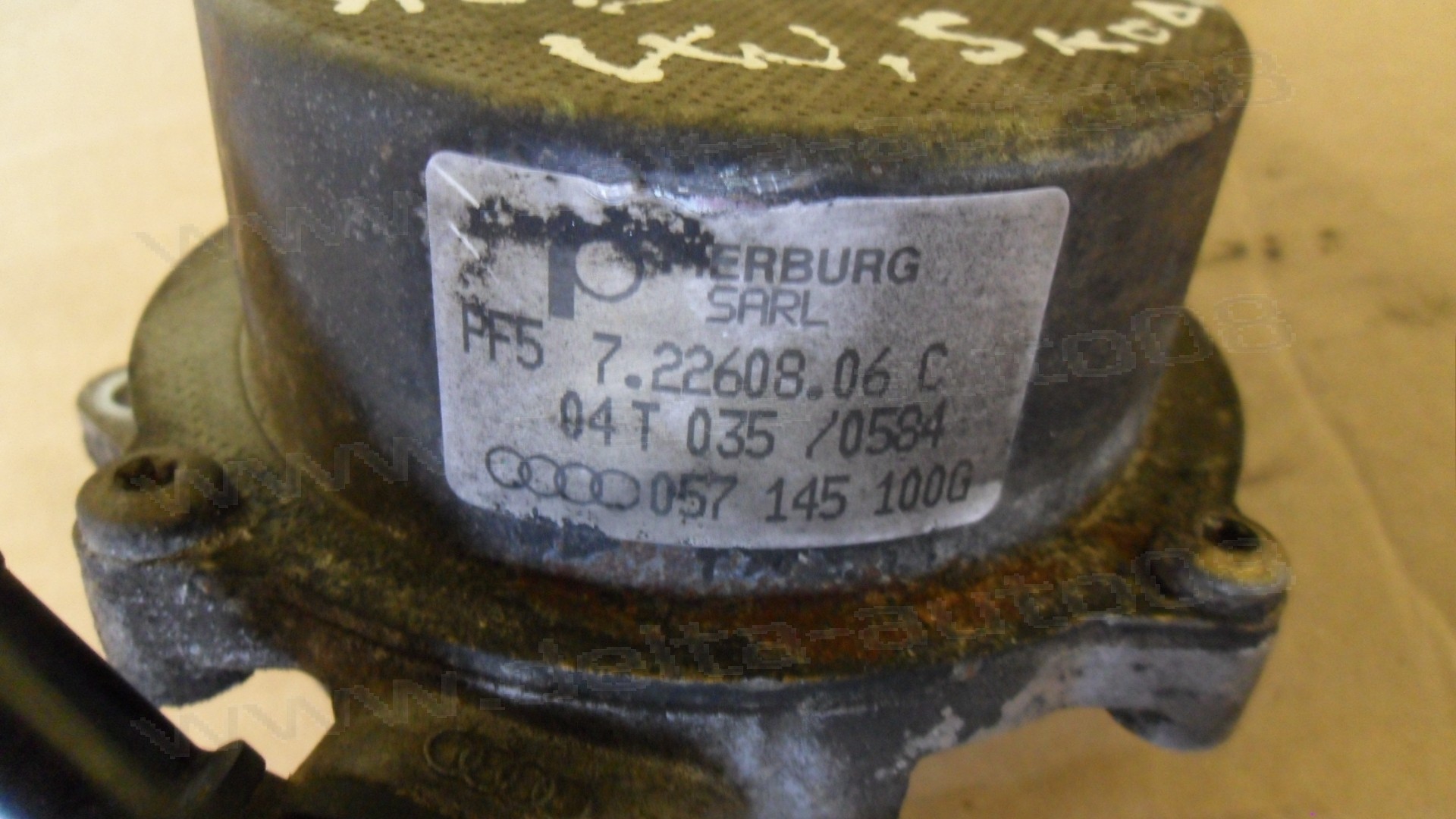 Вакуум помпа за Audi A4, A6, VW Passat, Skoda, 2.5 TDI, 1997-2005г., 7.22608.06 C, 7.22608.06C, 72260806C, 057 145 100G, 057145100G
