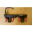 Горивна рейка, дюзи за Peugeot 206, 307, Citroen C2, C3, C4, Xsara, 1.6i, 16V, 1998-2010г., F02869, 9636520780 